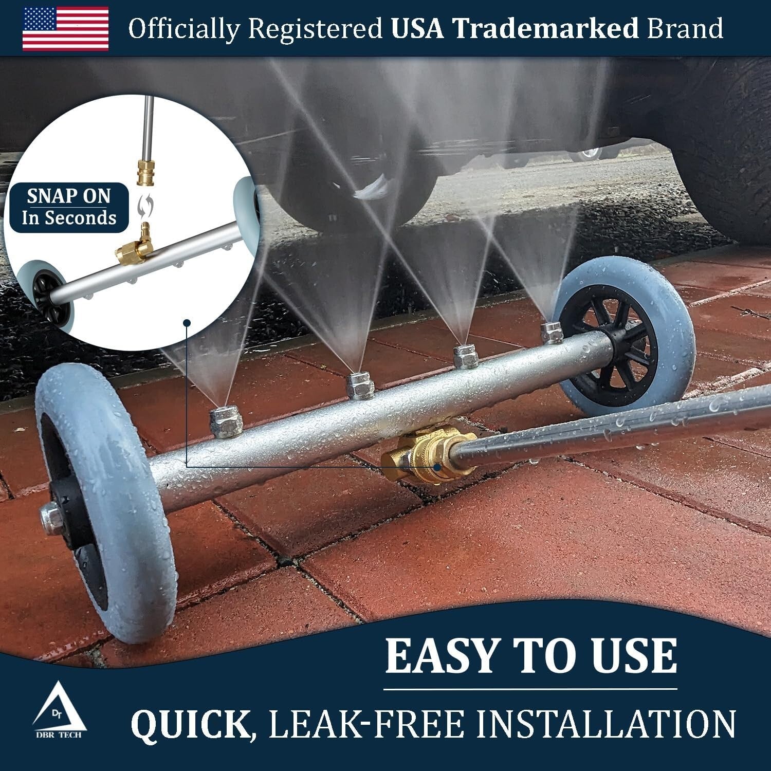 Car Wash Water Broom & Undercarriage Cleaner - Effortless Vehicle Maintenance