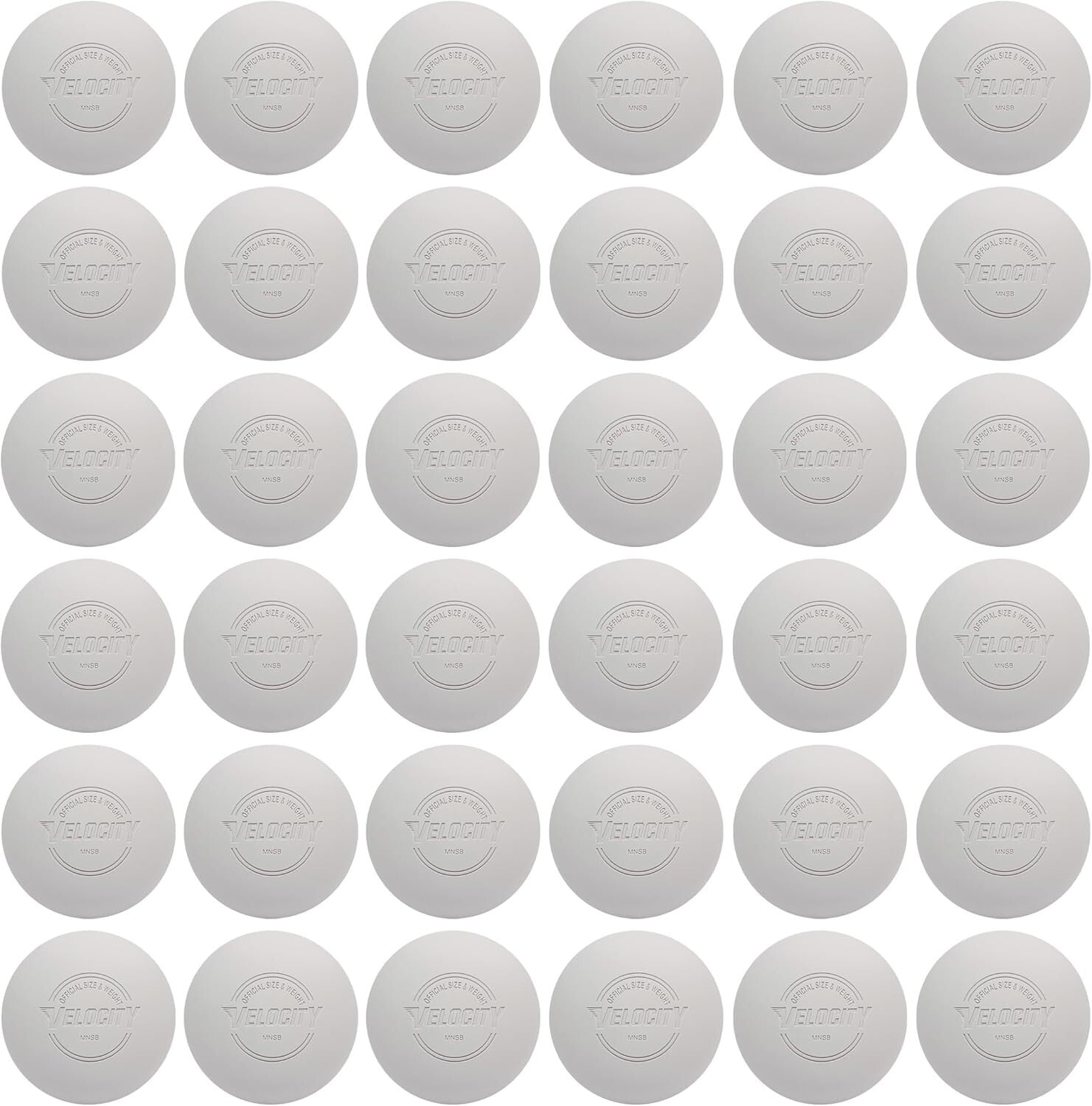 Versatile Lacrosse Balls - 36 Pack, Ideal for Practice and Massage Therapy