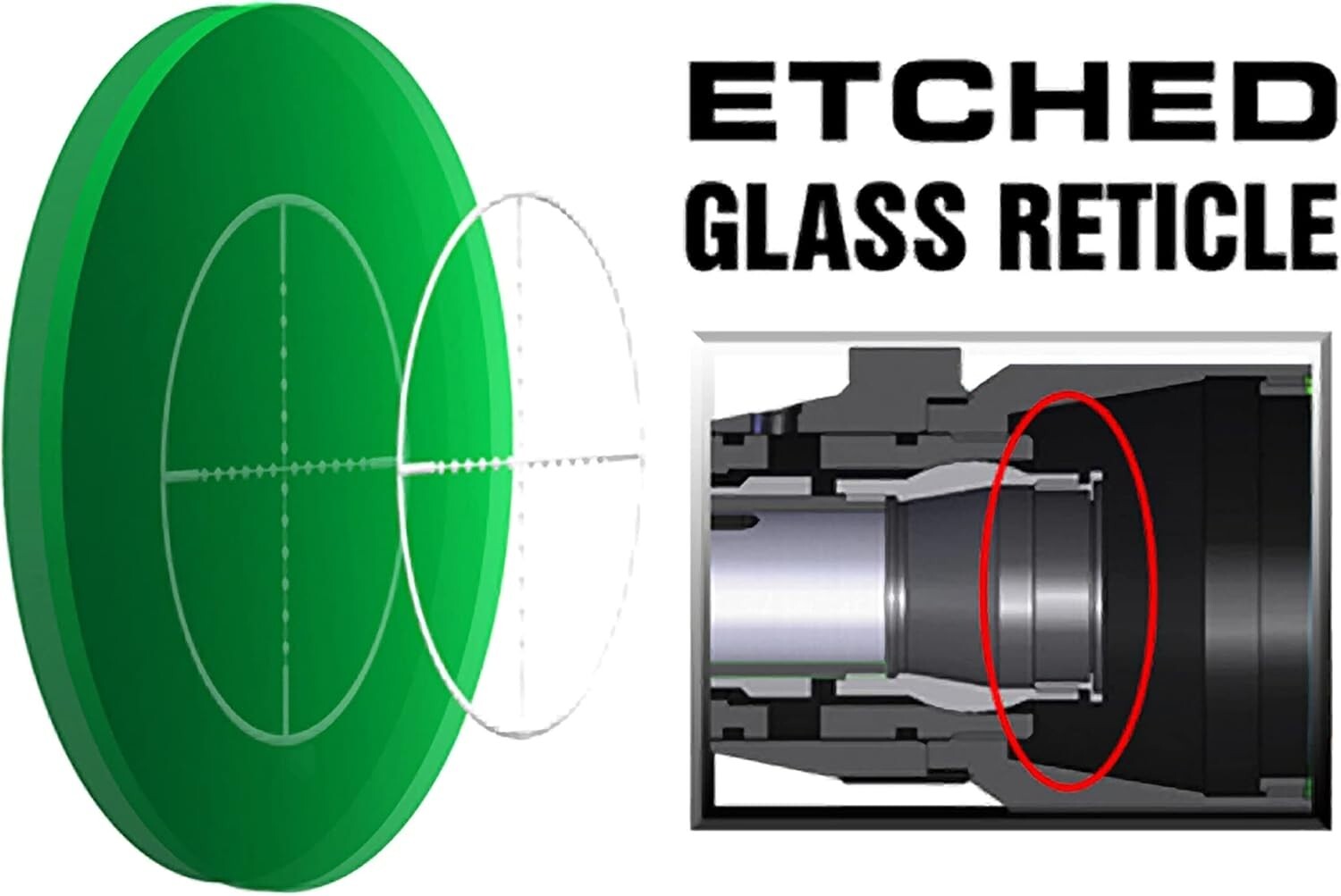 Compact Shockproof 2-7x44 Rifle Scope with Mil-Dot Reticle & Zero Lock Turrets
