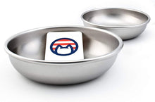 Load image into Gallery viewer, Whisker Friendly Stainless Steel Cat Bowls - 2 Durable Dishwasher Safe Dishes