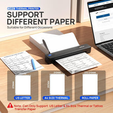 Load image into Gallery viewer, Compact Bluetooth Thermal Printer for Home, Car, or Office - Inkless &amp; Portable