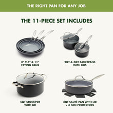 Load image into Gallery viewer, Valencia Pro 11-Piece Ceramic Nonstick Cookware Set - Induction &amp; Oven Safe