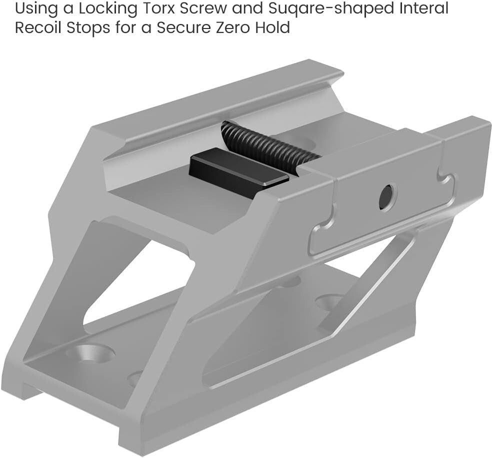 Compact and Lightweight Red Dot Sight with Anti-Reflection and Co-Witness Mount