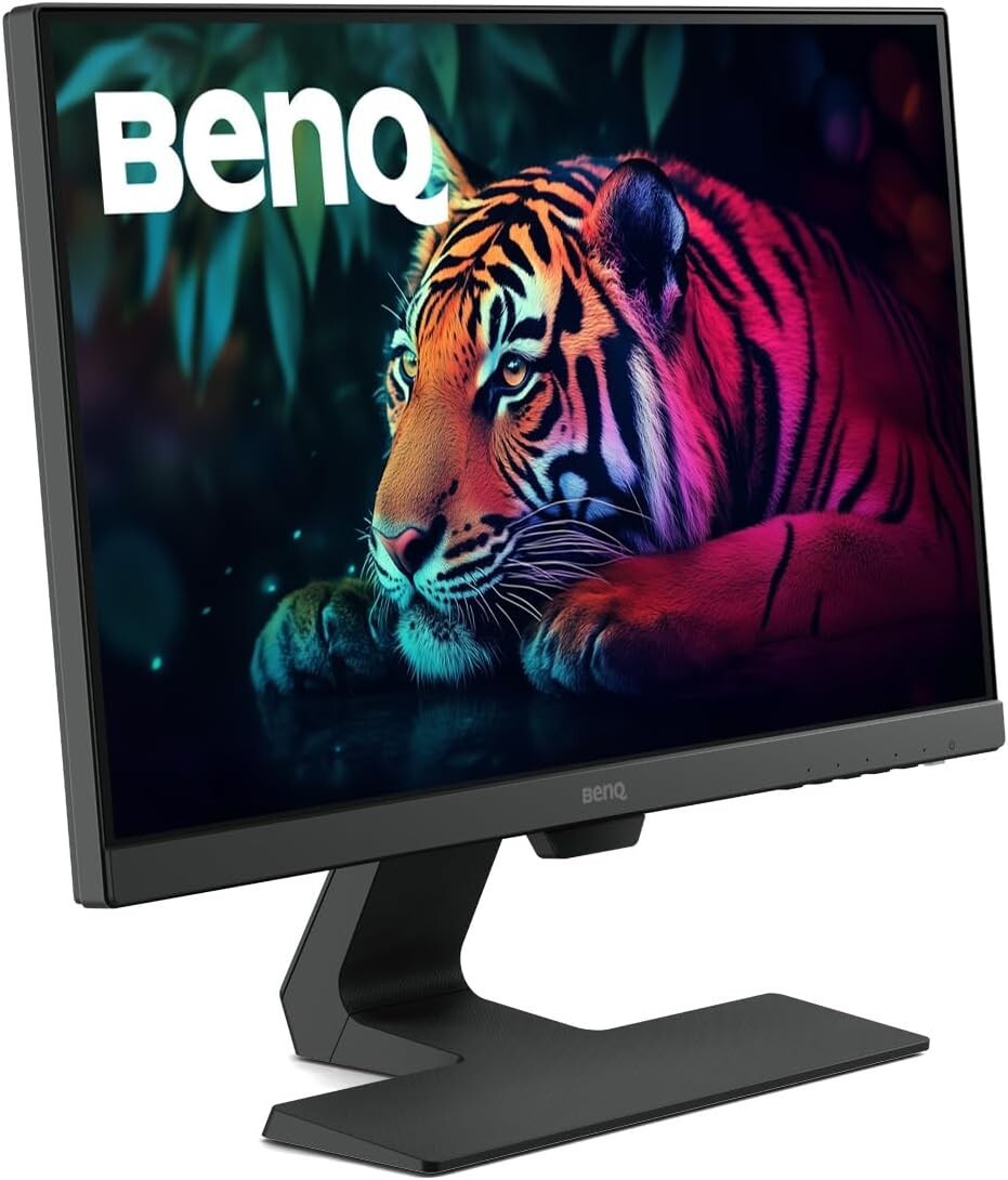 Vibrant 22-Inch Full HD Monitor with Eye-Care Features & Hidden Cable Management