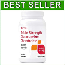 Load image into Gallery viewer, 750mg Glucosamine &amp; 600mg Chondroitin - Premium Joint Health Caplets, 120 Count