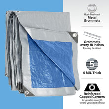 Load image into Gallery viewer, Versatile 20'x30' Waterproof Tarp - Ideal for Camping, Hiking, and Emergency Use