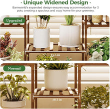 Load image into Gallery viewer, Ladder Style Plant Stands with Adjustable Grow Lights - Perfect for Home Décor