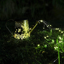 Load image into Gallery viewer, Charming 2 Pack Solar Watering Can Lights with Shepherd Hooks – Outdoor Decor