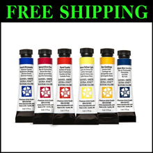 Load image into Gallery viewer, 6-Piece Shimmery Watercolor Essentials Set - 5ml Tubes for Artists On-the-Go