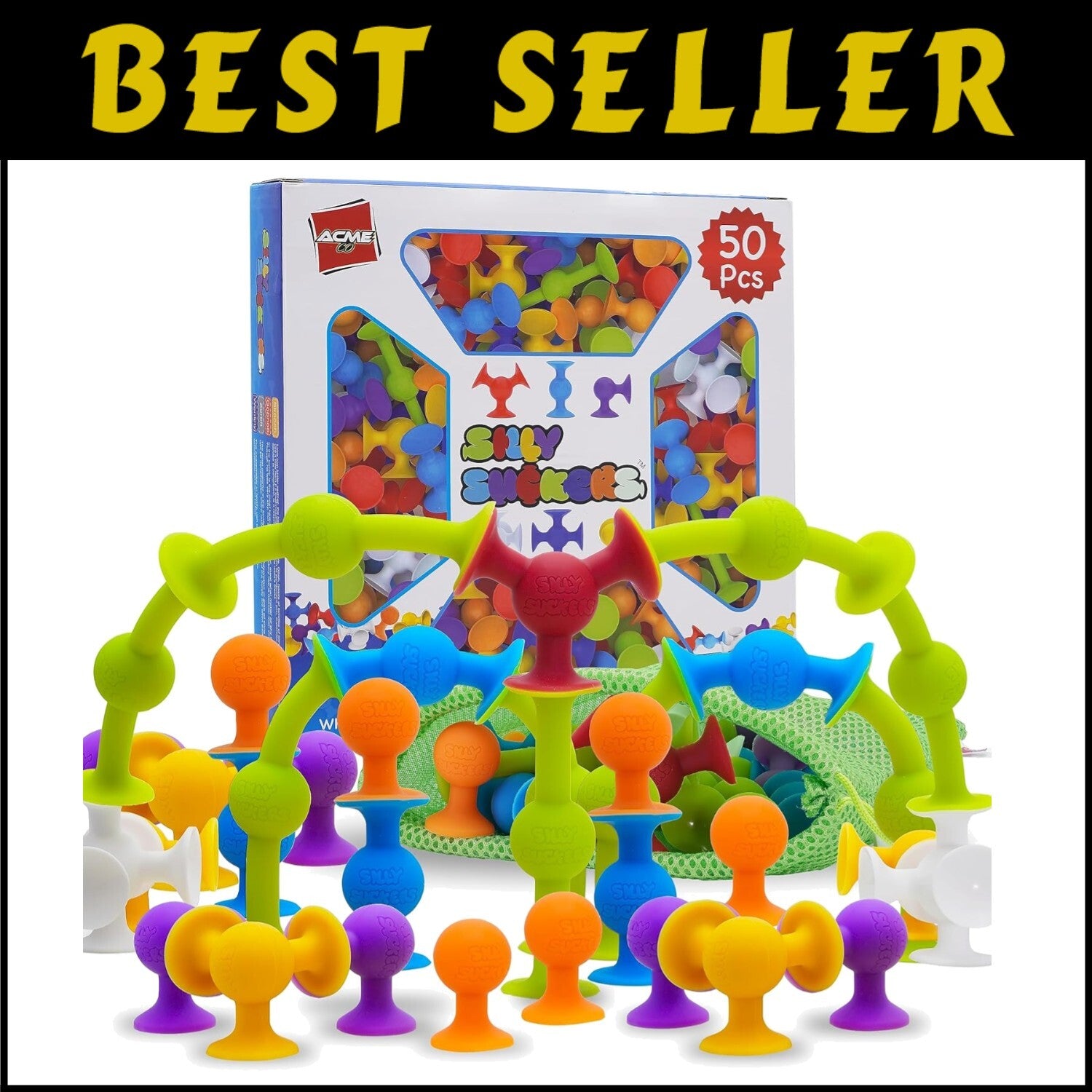 Endless Fun 50 Pcs Baby Bath Toys - Interactive Sensory Play for Toddlers