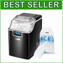 Load image into Gallery viewer, Self-Cleaning Nugget Ice Maker - Chewable Ice Production, 160W &amp; Easy Operation
