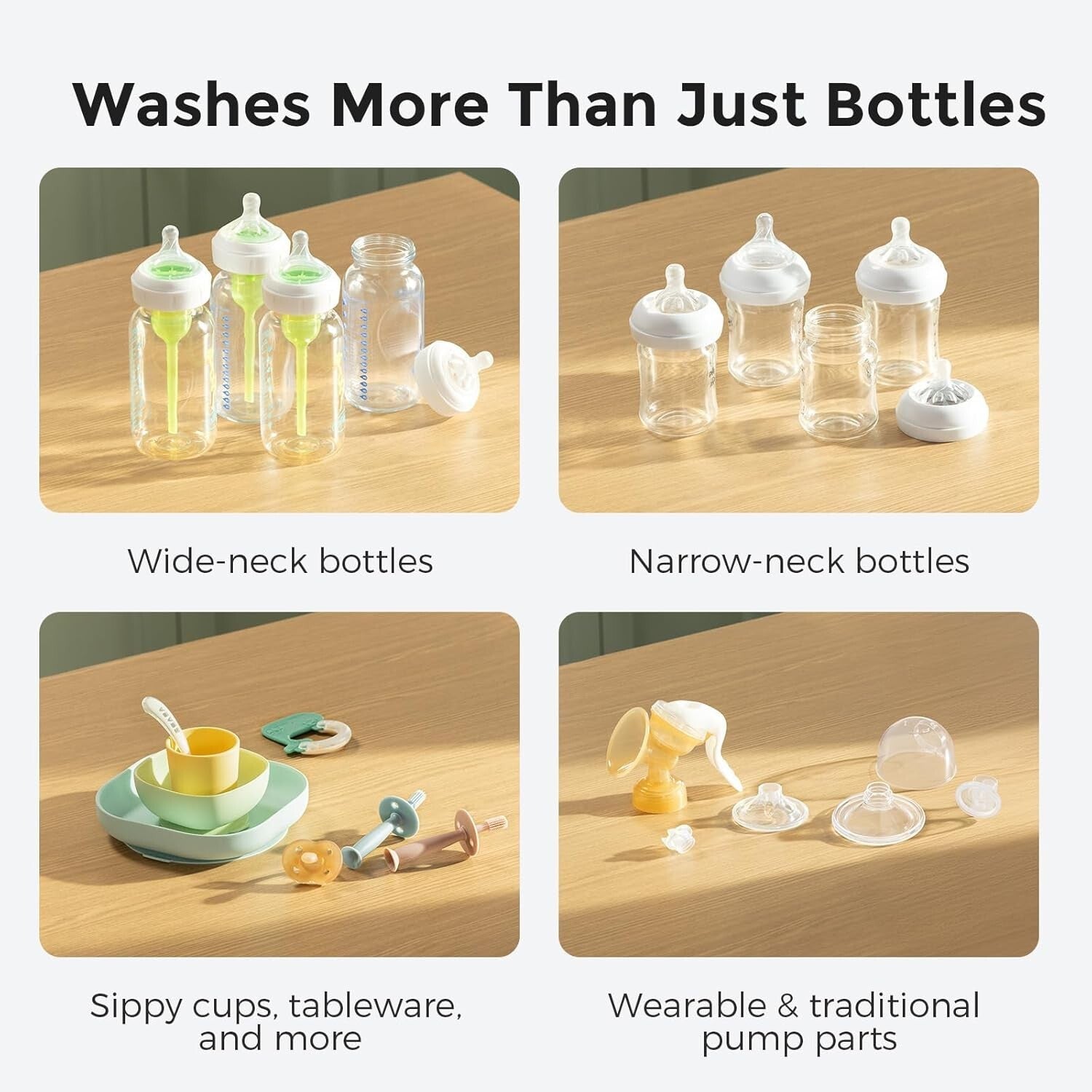 Dual-Layer Sterilizer & Dryer for Bottles – Quick & Compact Baby Care Solution