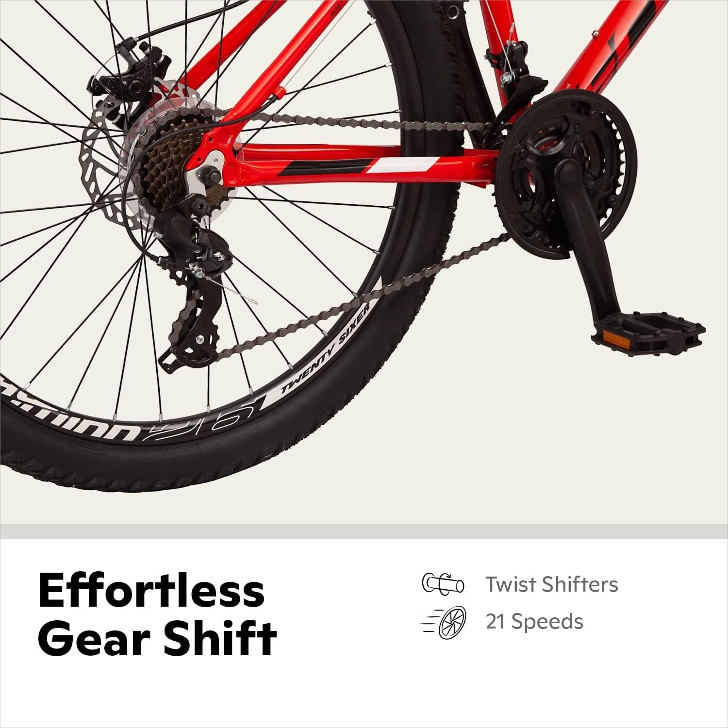 Sturdy 26-Inch Mountain Bike - Ideal for All Terrains, Includes Front Suspension