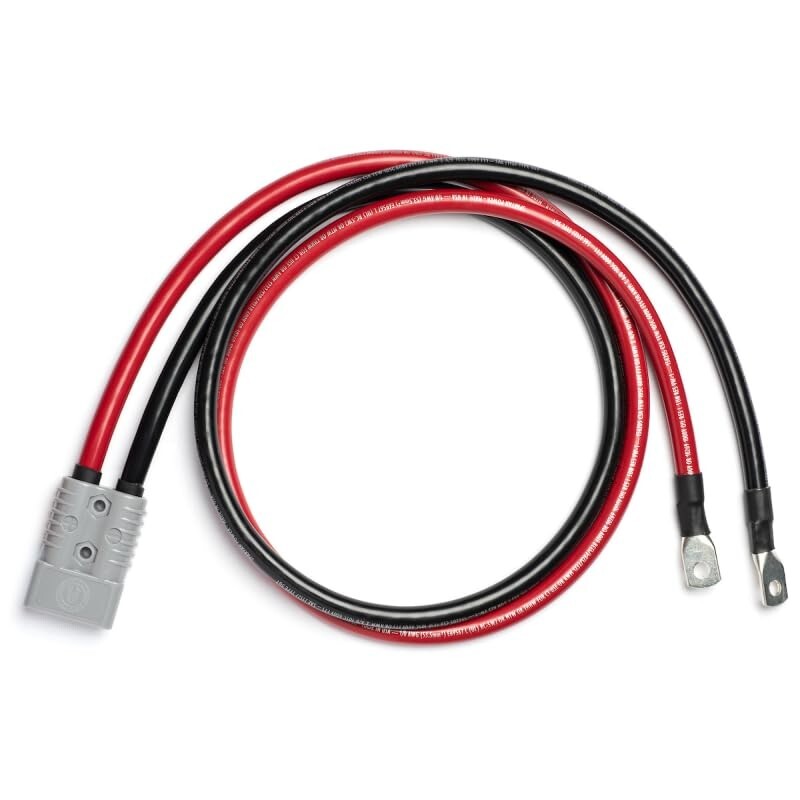 American-Made 2ft Heavy-Duty Battery Cable with Quick Disconnect System