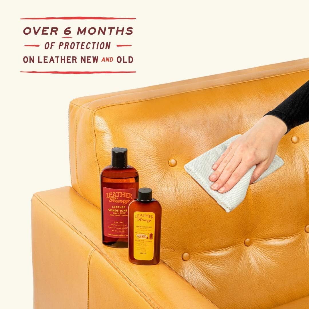 American Made Leather Conditioner - Water Repellent & Moisturizing Formula