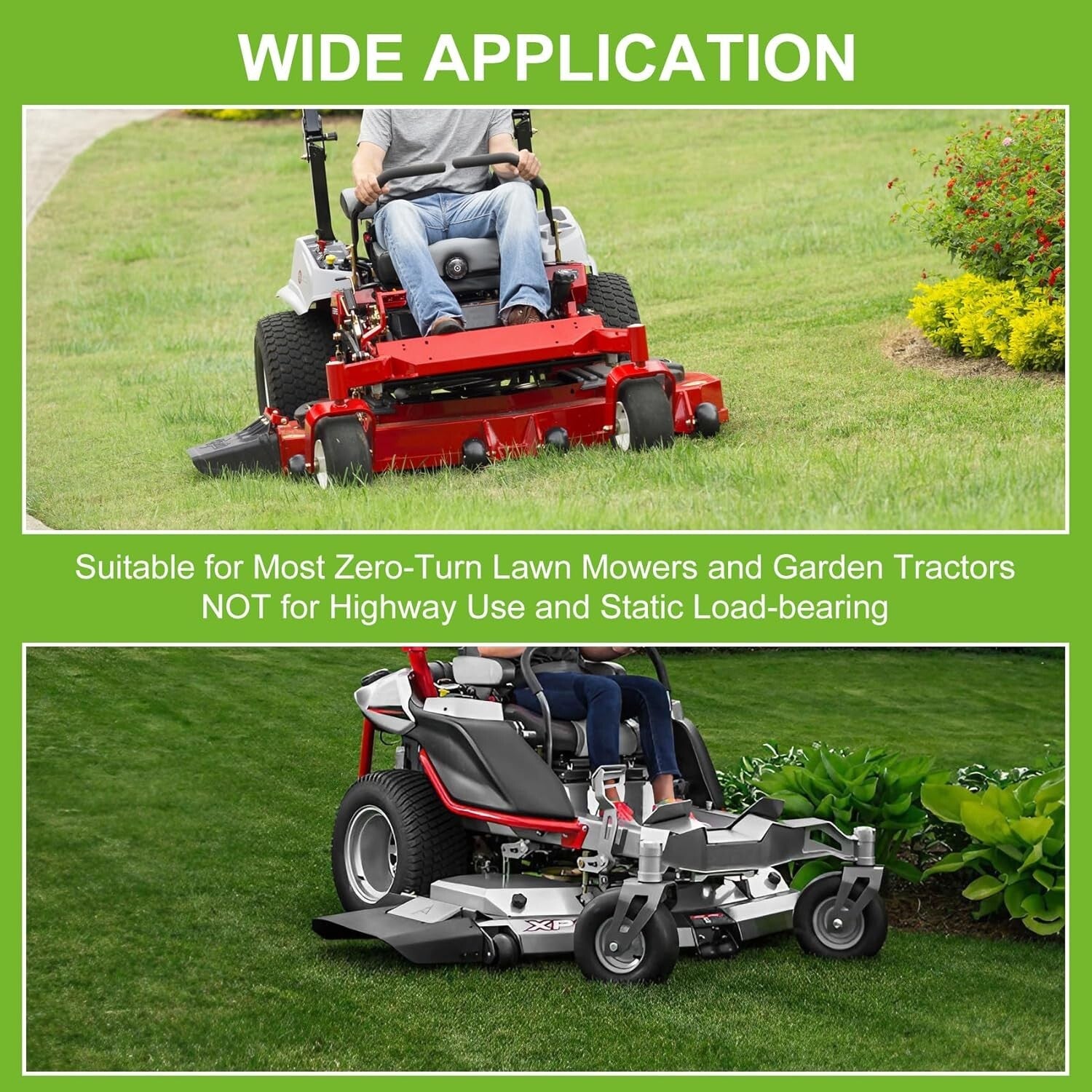 Maintenance-Free 11" Lawn Mower Tires with Smooth Tread for Ultimate Lawn Care