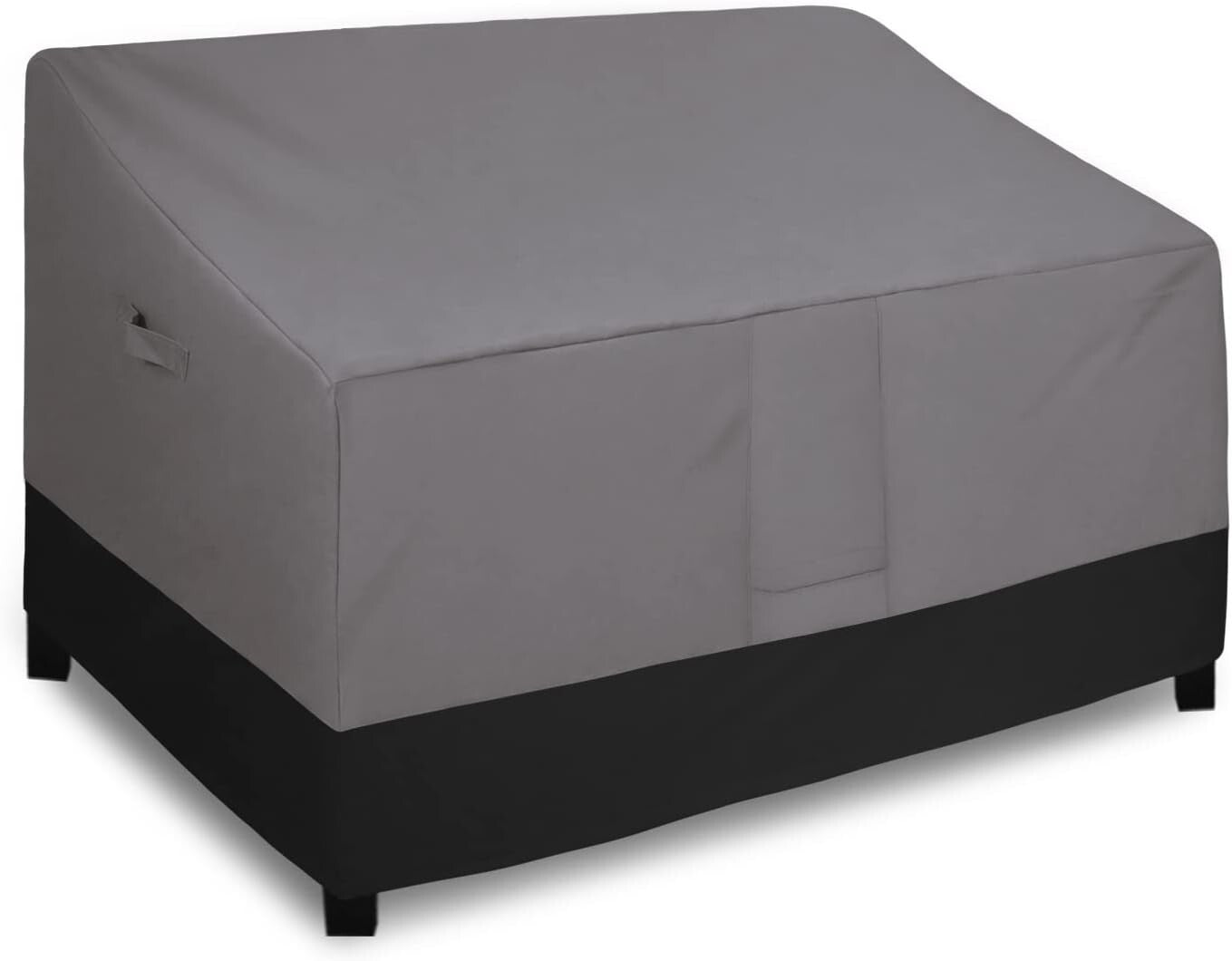 58 Inch Heavy Duty Waterproof Outdoor Couch Cover with Elastic Closure & Handles