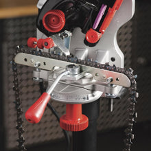 Load image into Gallery viewer, Efficient 120-Volt Bench Grinder &amp; Chainsaw Chain Sharpener with Grinding Discs