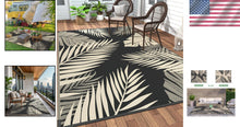 Load image into Gallery viewer, Stain Resistant 8' x 10' Outdoor Rug – Lightweight &amp; Portable for RV Adventures