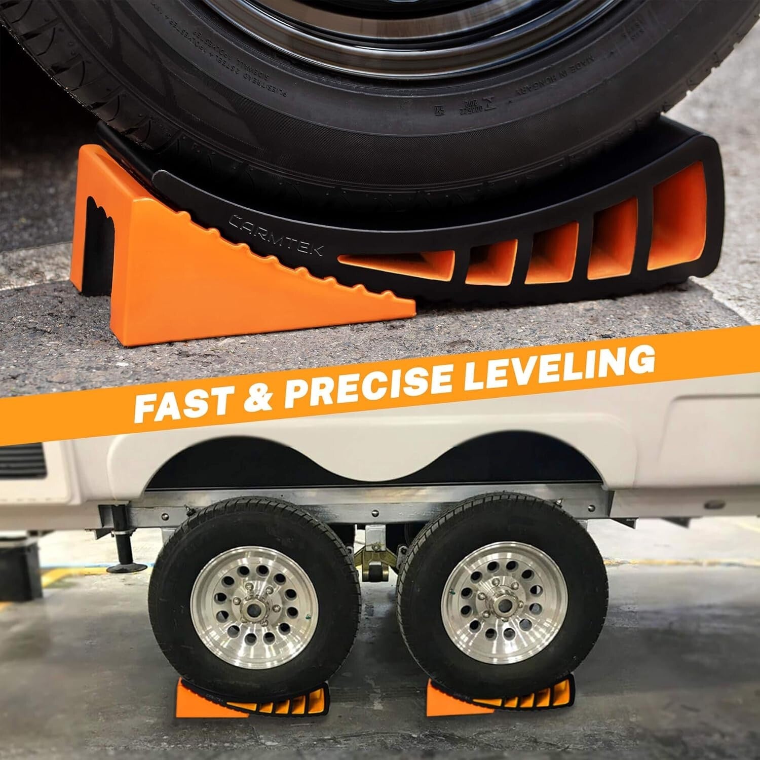 Effortless RV Leveling Kit - Premium Camper Levelers with Carry Bag Included