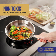 Load image into Gallery viewer, Versatile 3-Ply Stainless Steel Pots and Pans Set - Professional Quality