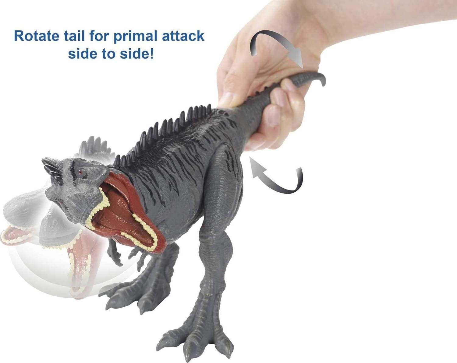 Interactive Jurassic World Tarbosaurus Dinosaur Action Figure - Chomping Motion
