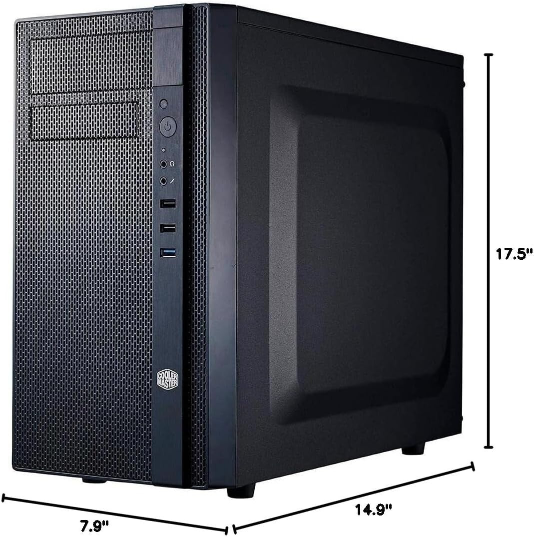Cooler Master N200 Mini Tower Case with Full Mesh Panel - Perfect for Gamers