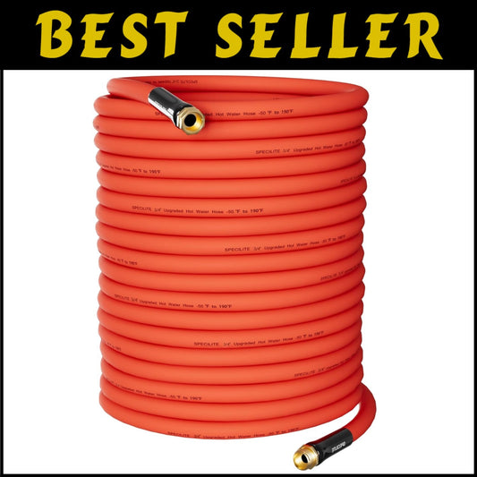 150ft Kink-Free Garden Hose with 3/4" Brass Fittings - All-Weather Performance