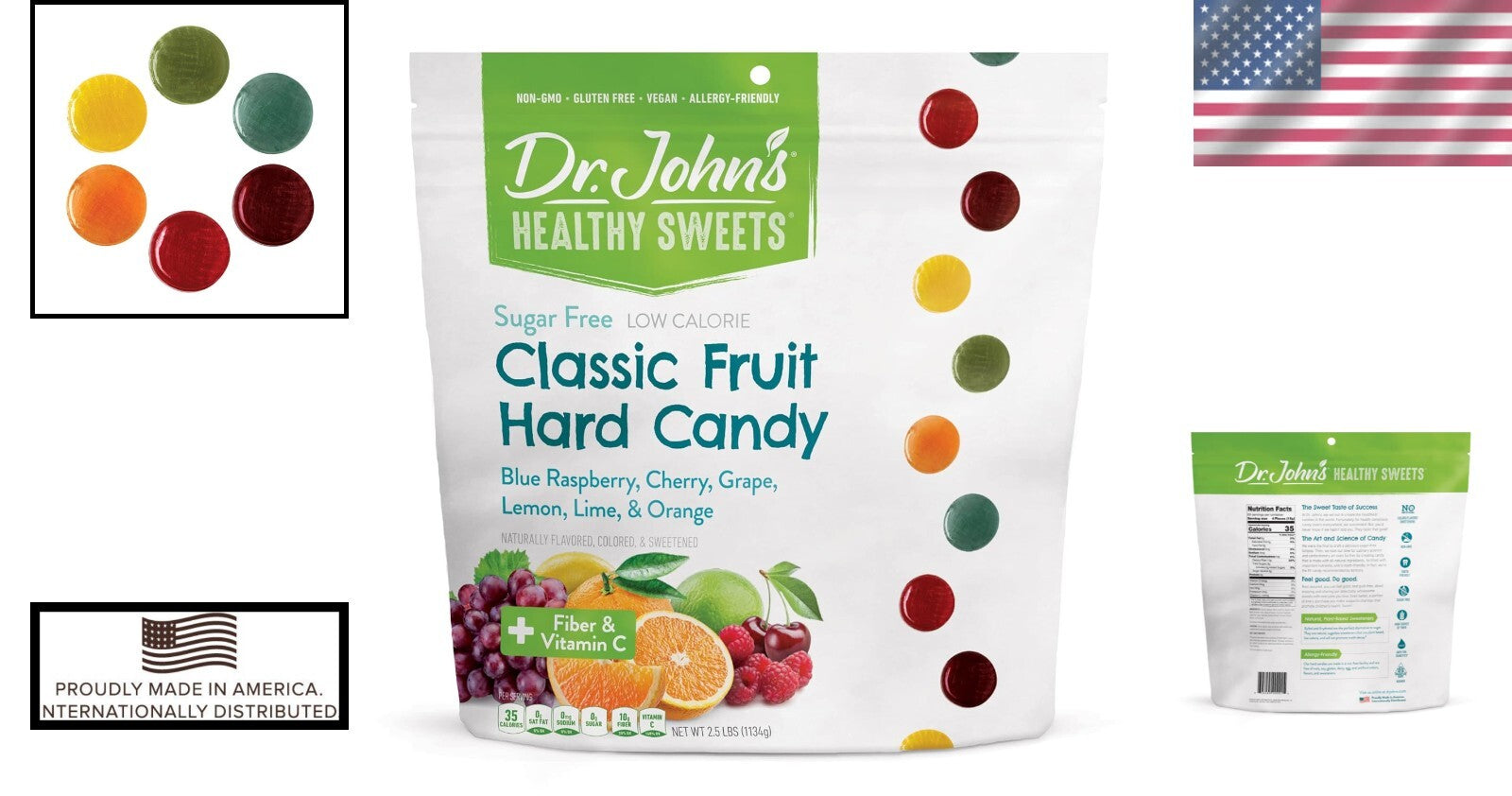 Delicious Low-Calorie Sugar-Free Hard Candy - 252 Count for Guilt-Free Snacking