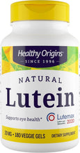 Load image into Gallery viewer, Lutein 20 mg Lutemax 2020 with Zeaxanthin - Vegan Eye Support 180 Softgels
