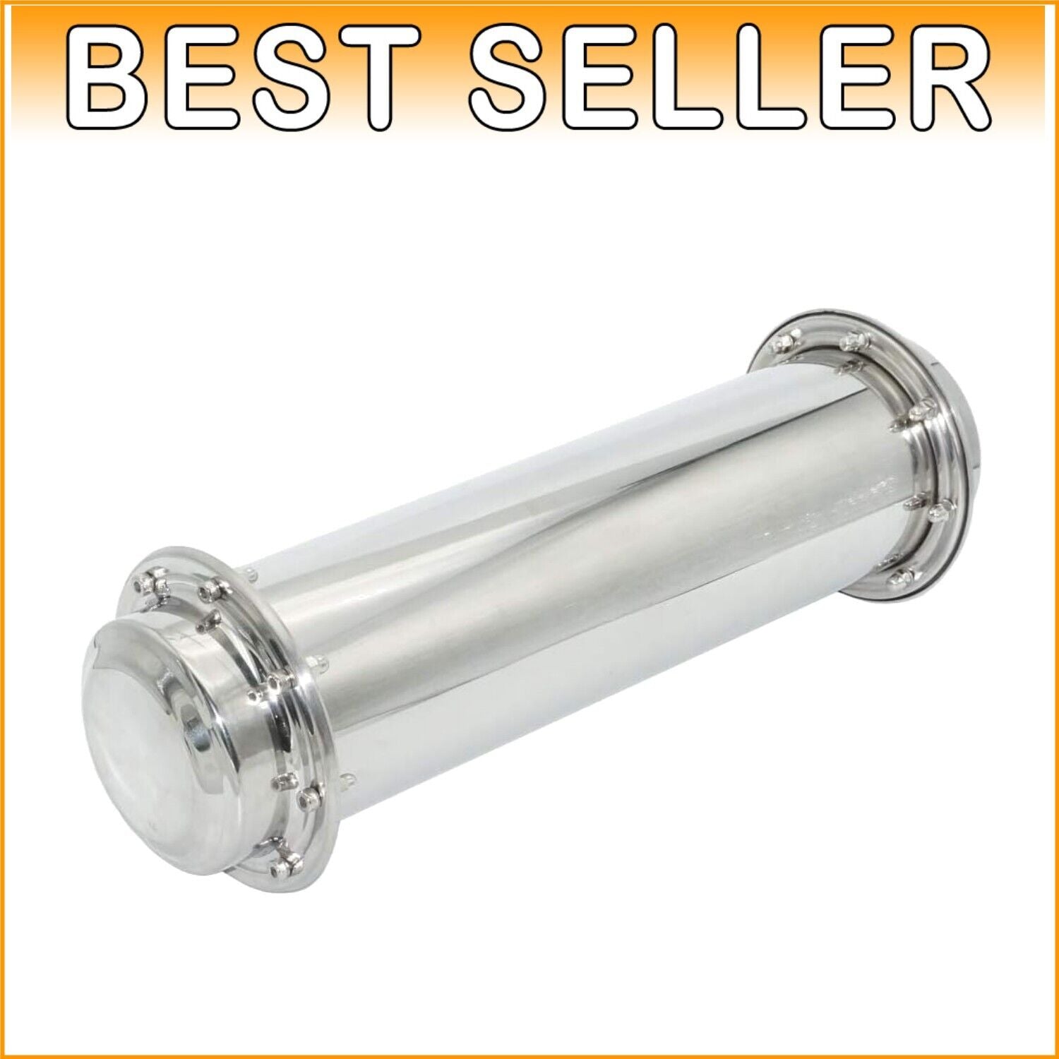 Durable 16.3 Inch Waterproof Stainless Steel Capsule - Secure Storage Solution