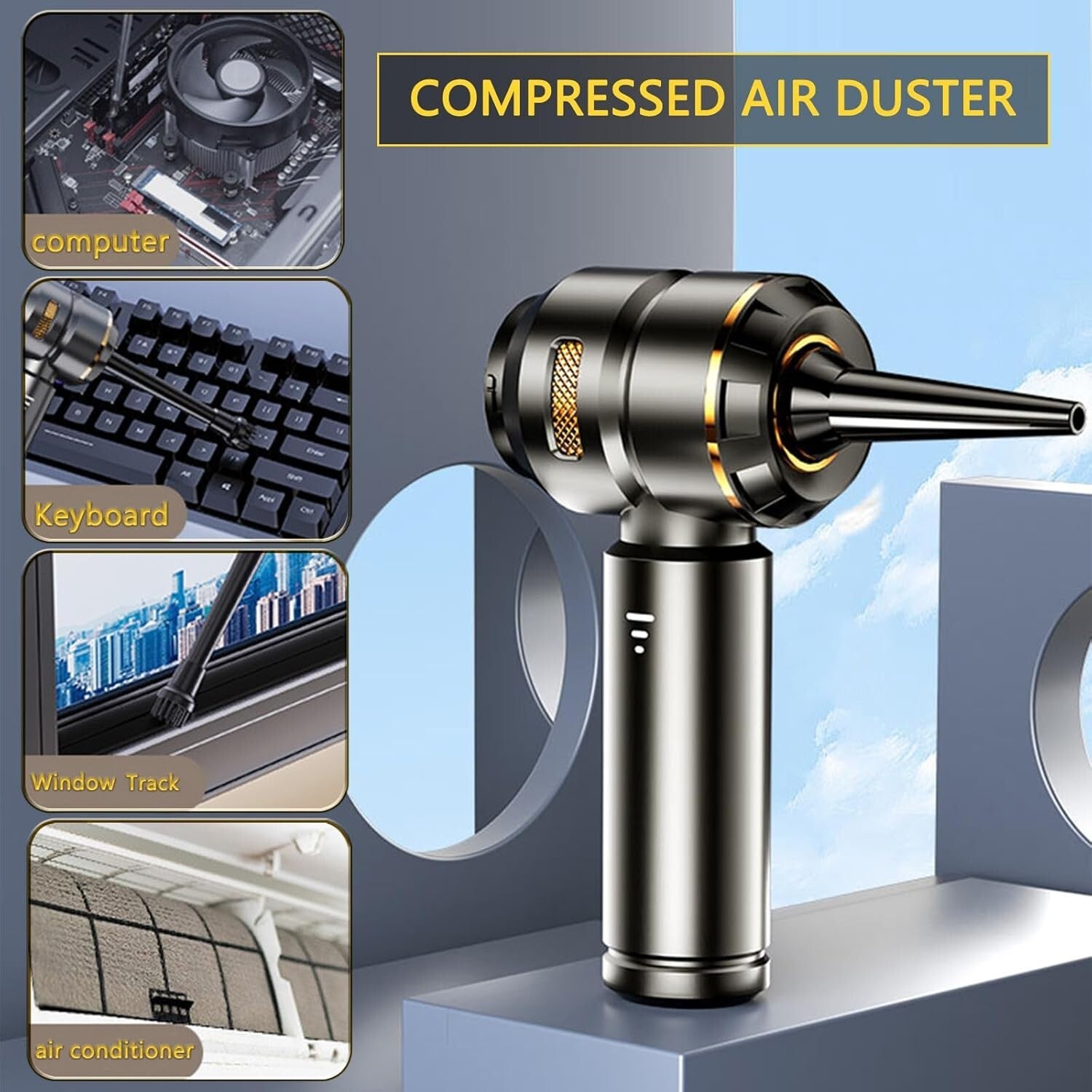 22000PA Portable Cordless Car Vacuum Cleaner - High Power Handheld Convenience