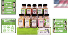 Load image into Gallery viewer, Sampler-Sized Organic Sea Salts - 10 Artisan Blends for Culinary Creativity