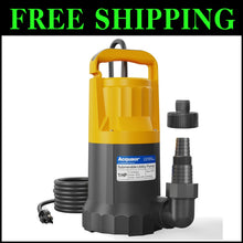 Load image into Gallery viewer, Portable 1HP Thermoplastic Sump Pump - 4345 GPH for Efficient Water Transfer