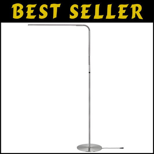 Versatile LED Floor Lamp with Flexible Joints & 4 Brightness Levels - Indoor Use