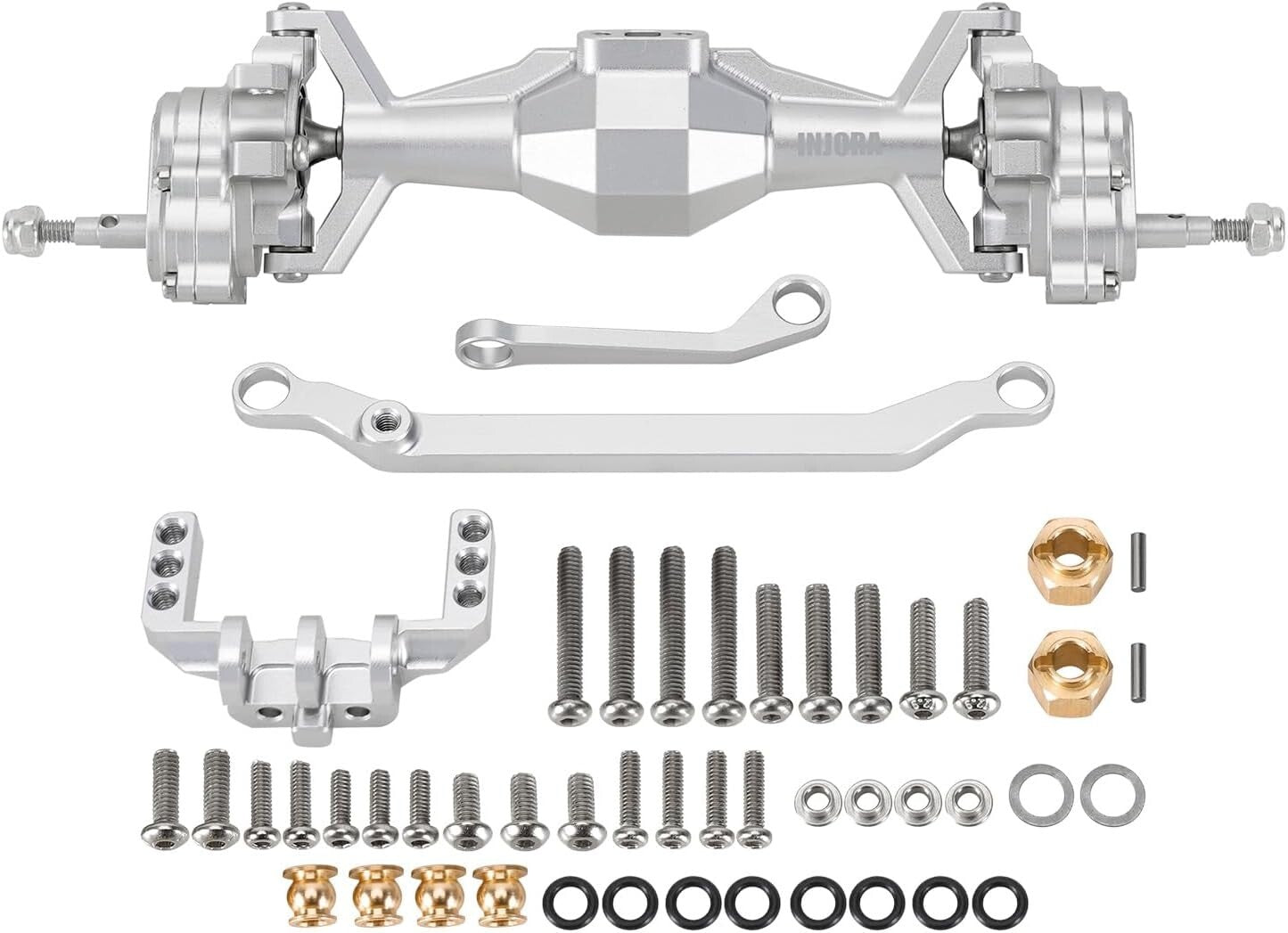 5mm Diamond Portal Axles with Lay Down Servo Mount for 1/18 RC Crawler Upgrade