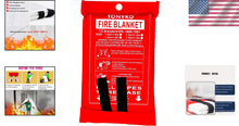Load image into Gallery viewer, Flame Resistant Emergency Blanket - 78.7" Square Design for Ultimate Protection