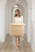 Load image into Gallery viewer, Stylish 22" Rectangular Storage Basket - Soft Cotton Rope for Home Organization
