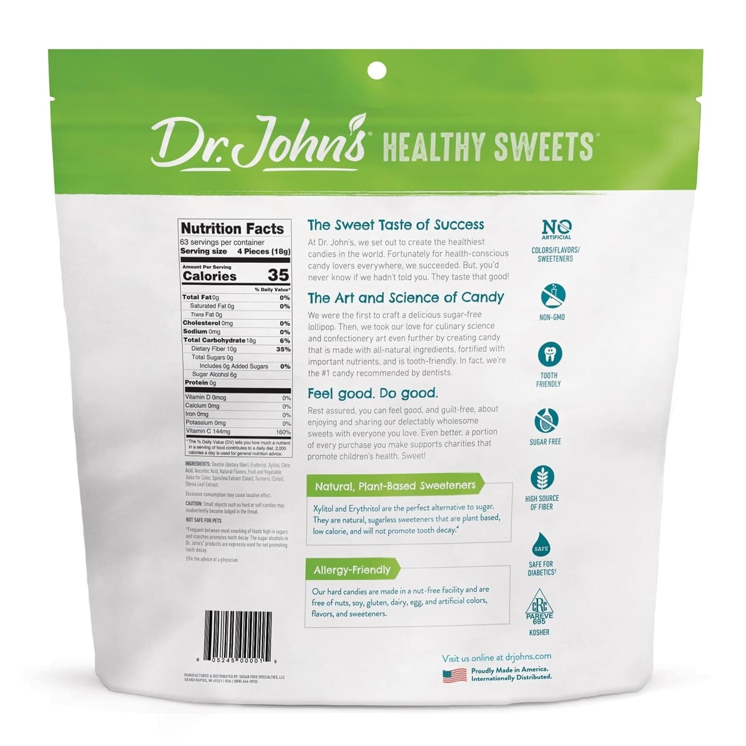 Delicious Low-Calorie Sugar-Free Hard Candy - 252 Count for Guilt-Free Snacking