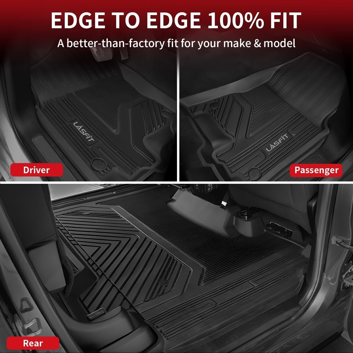 2019-2024 Ram 1500 Crew Cab Custom Floor Liners - Protects Against All Elements