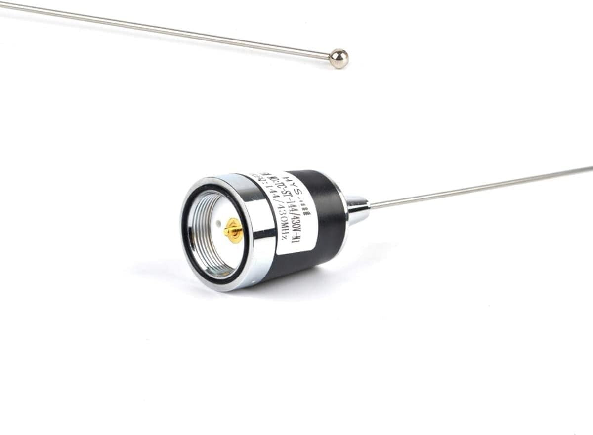 Robust Dual-Band VHF/UHF Mobile Antenna with Magnetic Base - Easy Installation