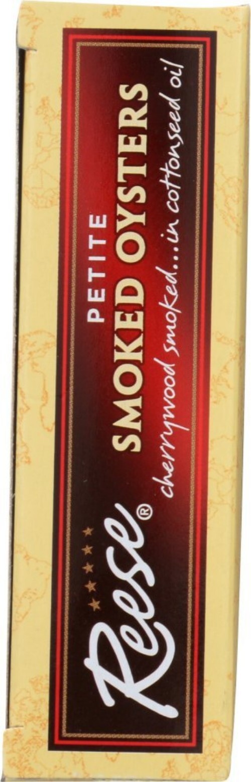 Cherrywood Smoked Petite Oysters, Easy Open Can - Pack of 10 Delights