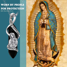 Load image into Gallery viewer, 925 Sterling Silver Our Lady of Guadalupe Pendant Necklace for Faith and Prot...
