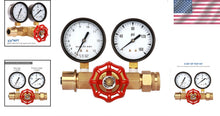 Load image into Gallery viewer, Dual Measurement Water Pressure Gauge &amp; Flow Meter Assembly, 0-160 PSI, 0-13 GPM