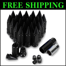 Load image into Gallery viewer, Durable 24PC M14X1.5 Lug Nuts Kit - Anti-Theft Alloy with Spline Keys Included