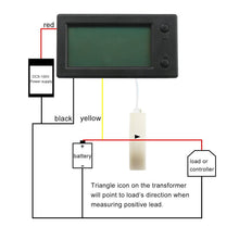 Load image into Gallery viewer, Advanced DC Voltage &amp; Current Monitor 0-300V 200A with Backlit LCD Display