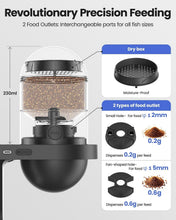 Load image into Gallery viewer, 2.4G Precision Fish Feeder with Visual Monitor for Betta and Goldfish Aquariums