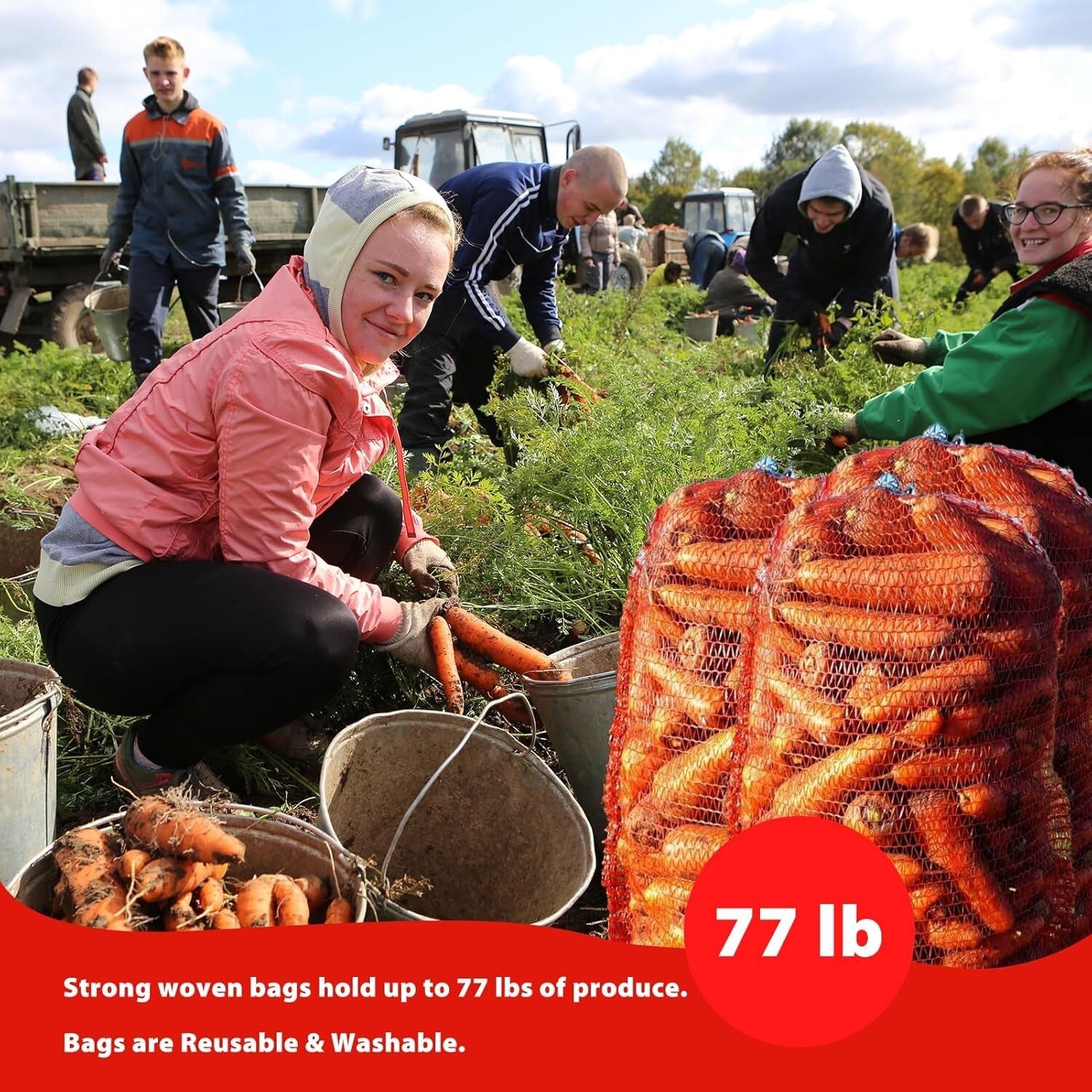 Bulk 300 Red Mesh Storage Bags – Ideal for Onions, Potatoes & Produce Freshness