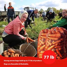 Load image into Gallery viewer, Bulk 300 Red Mesh Storage Bags – Ideal for Onions, Potatoes &amp; Produce Freshness