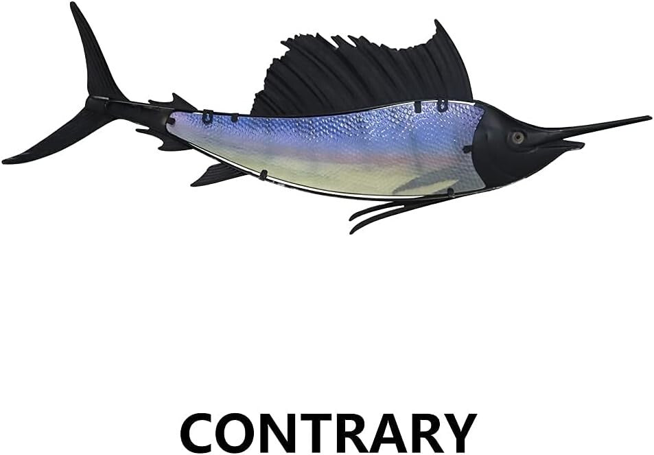Stunning 36 Inch Sailfish Metal Wall Art - Perfect Gift for Fish Lovers